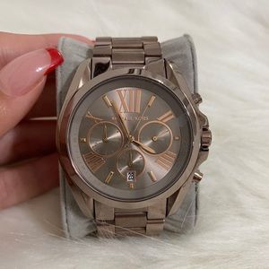 Chrome Michael Kors Watch